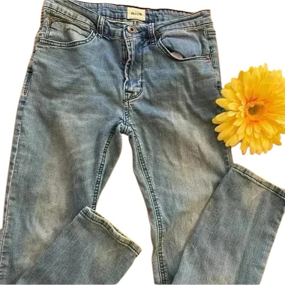 Hudson girl skinny light blue jeans size 14
